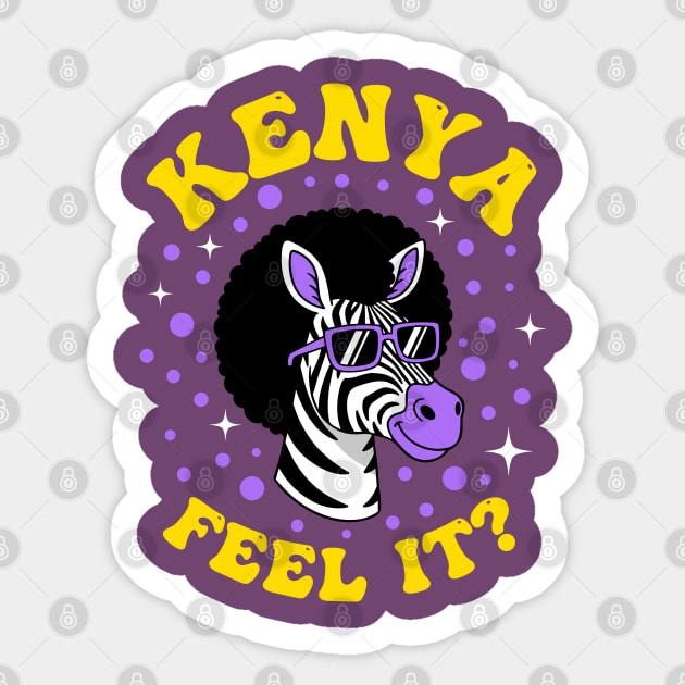 Kenya Feel It? Sticker by enrynz